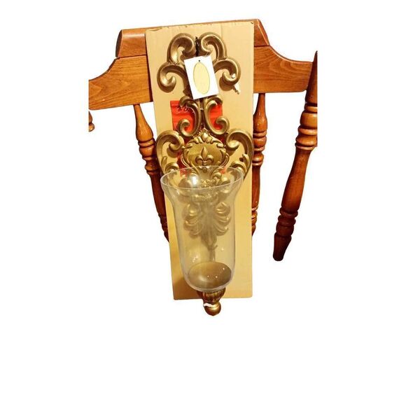 NIB set of large brass wall sconces from A Touch Of Class - Picture 4 of 6